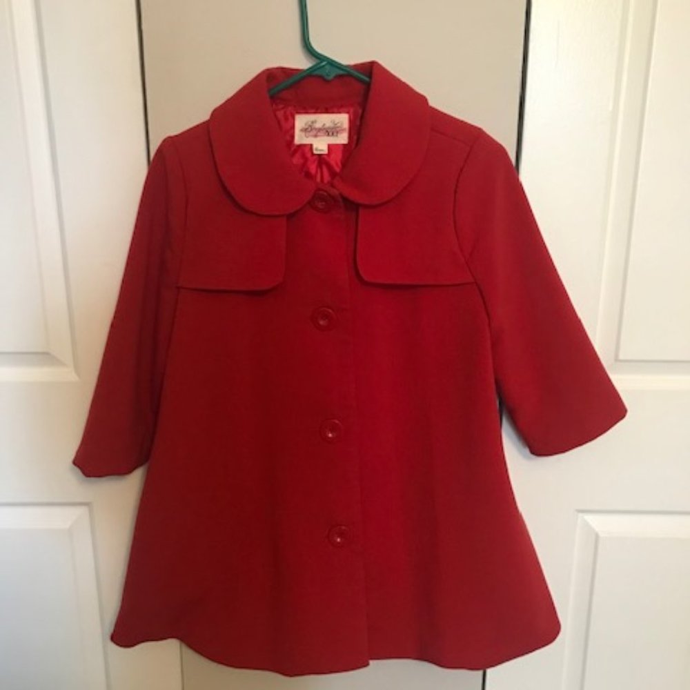 Red Boutique XXI red pea coat